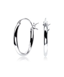 Silver Plain Earring HO-1746
